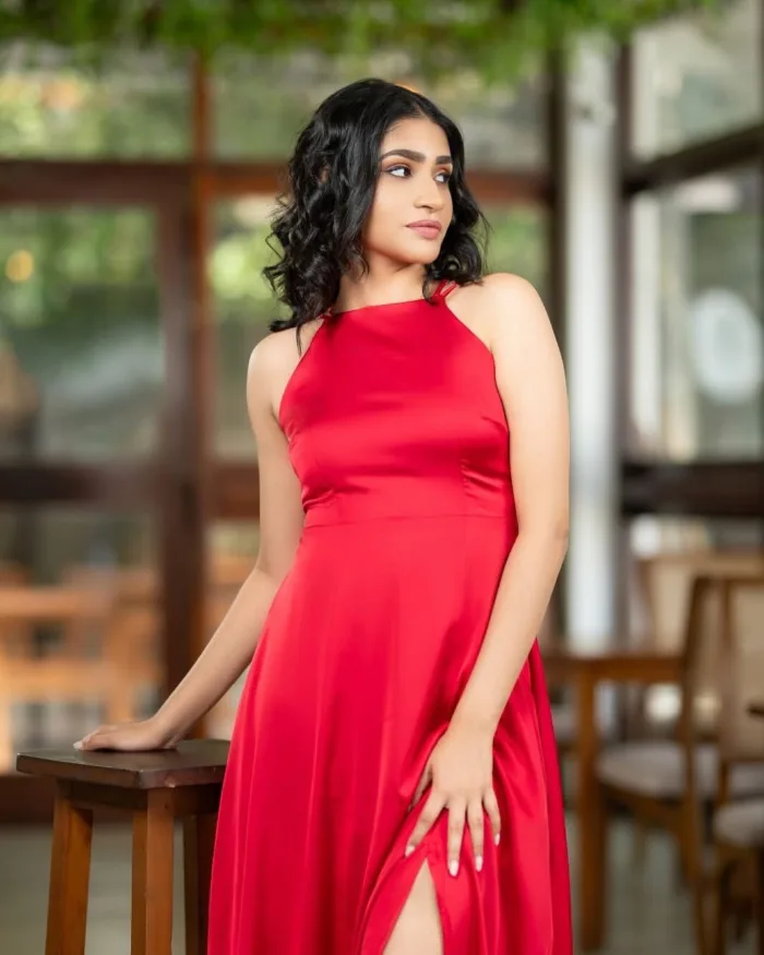 Red Long Dress - Image 2