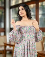 Balloon Sleeve Dress - Image 2