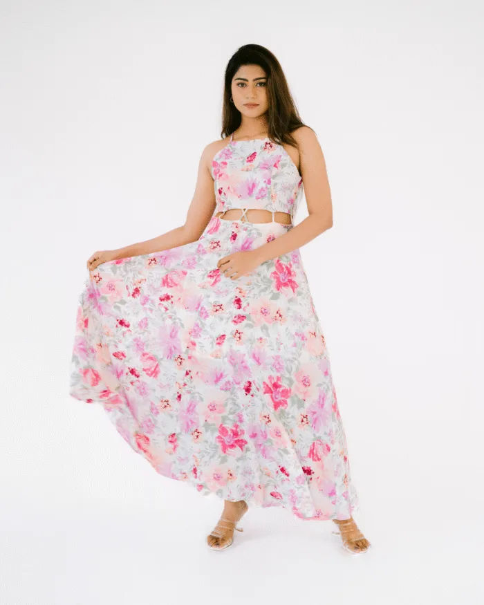 Printed Maxi Dress - Image 1
